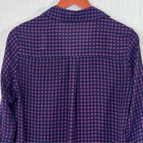 Express The Portofino Shirt Blouse Multi Design Size S - Picture 8 of 11